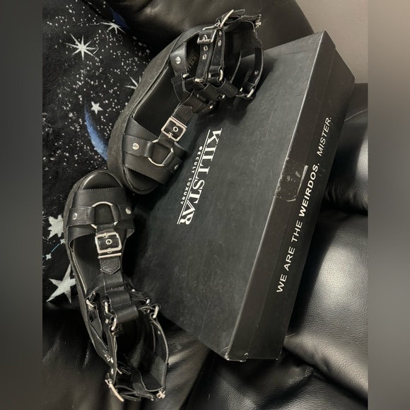 Killstar, Death Valley platform sandals - Picture 3 of 5